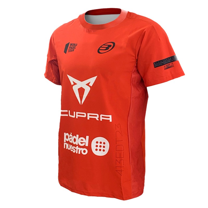 Bullpadel Odeon Juan Tello paprica t-shirt