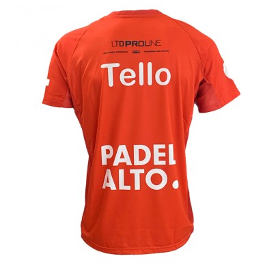 Bullpadel Odeon Juan Tello paprica t-shirt