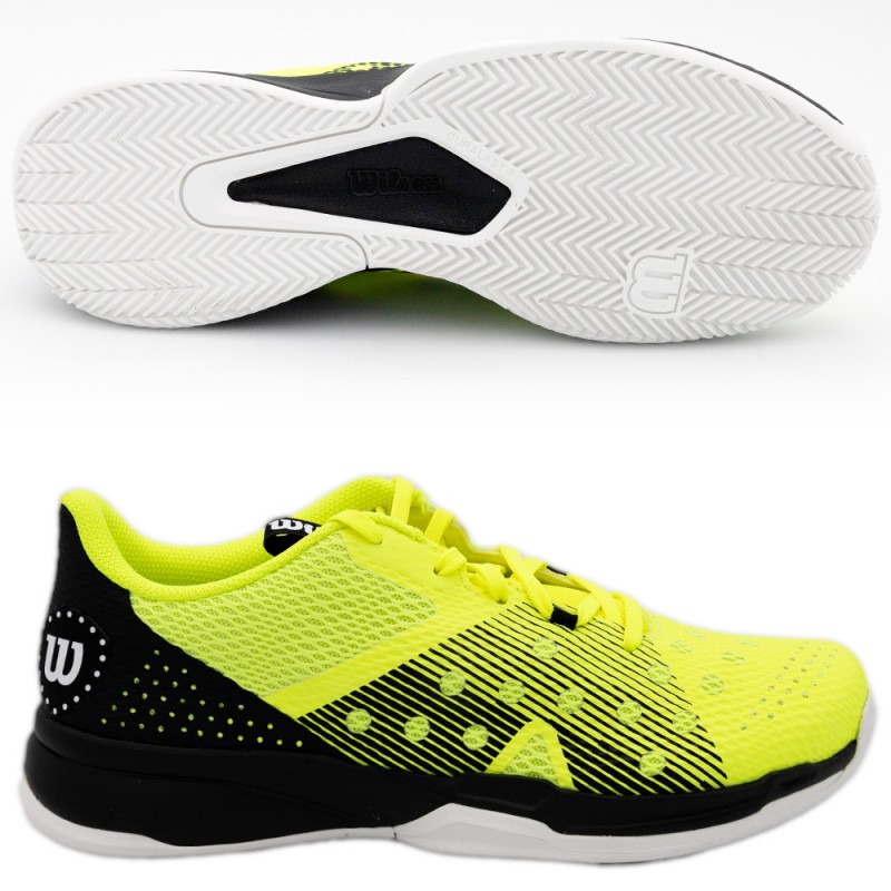 padelschoenen Wilson Hurakn Team safety yellow black 2023