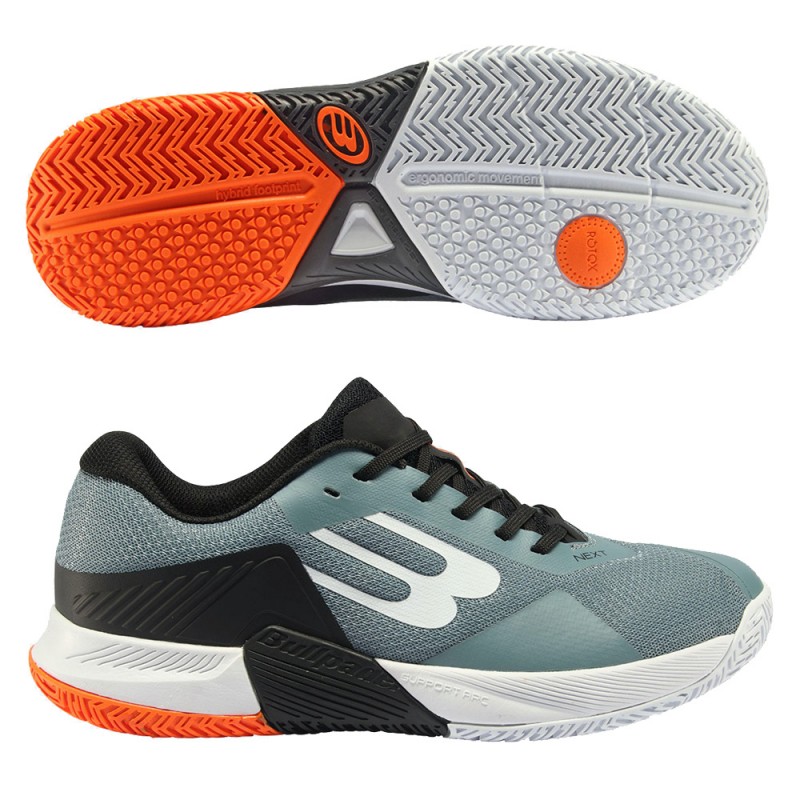 Padelschoenen Bullpadel Next 23V blauwgrijze Padelschoenen Bullpadel Next 23V blauwgrijze