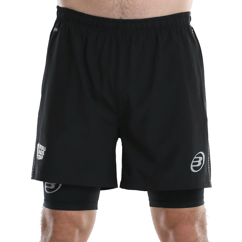 broek Bullpadel Lily zwarte korte broek Bullpadel Lily zwarte korte