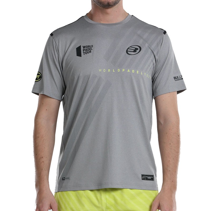 T-shirt Bullpadel Achievement middengrijs T-shirt Bullpadel Achievement middengrijs