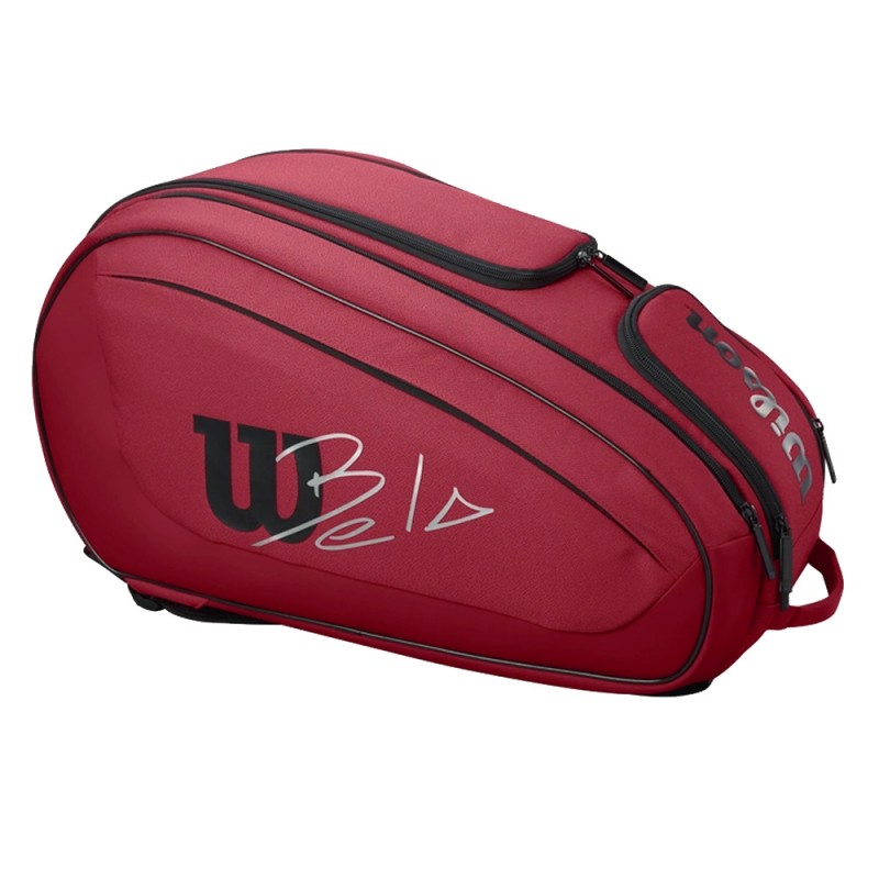 Padeltas Wilson Bela Super Tour padel bag rood Padeltas Wilson Bela Super Tour padel bag rood