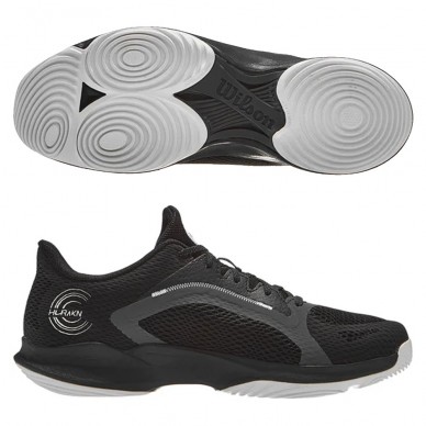 padelschoenen Wilson Hurakn 2.0 black white ebony 2023