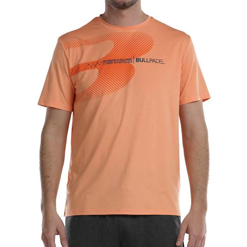 t-shirt Bullpadel Aires oranje vigore t-shirt Bullpadel Aires oranje vigore
