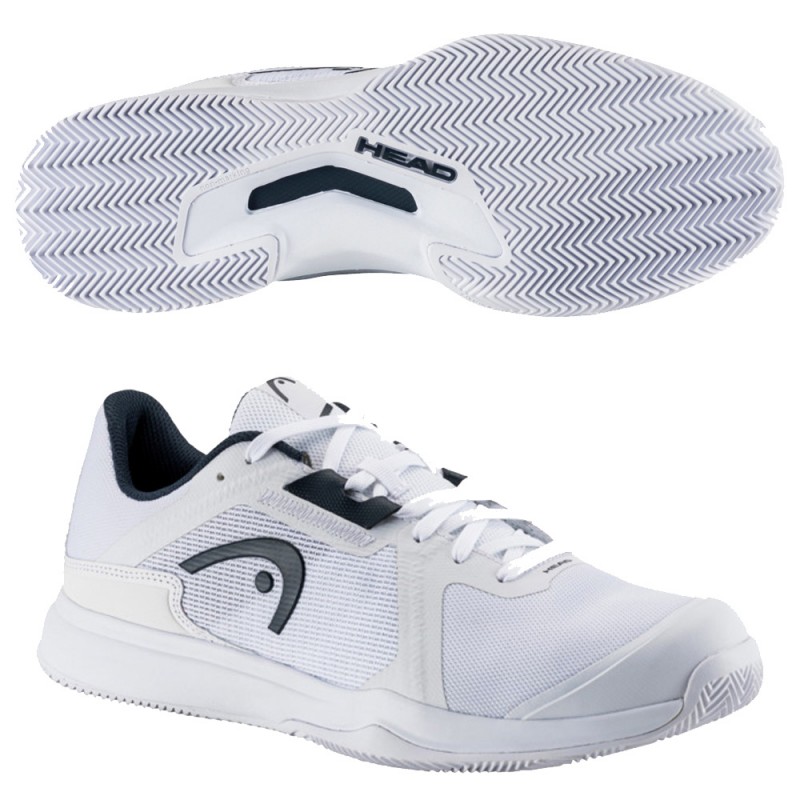 padelschoenen Head Sprint Team 3.5 Clay white blueberry 2023 padelschoenen Head Sprint Team 3.5 Clay white blueberry 2023