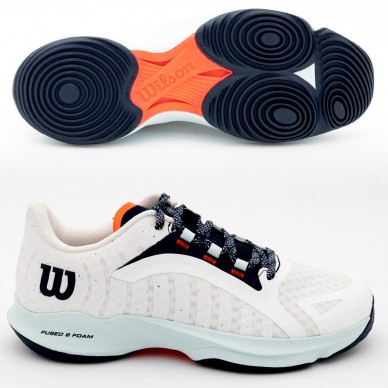 padelschoenen Wilson Hurakn Pro white cooling spray 2023