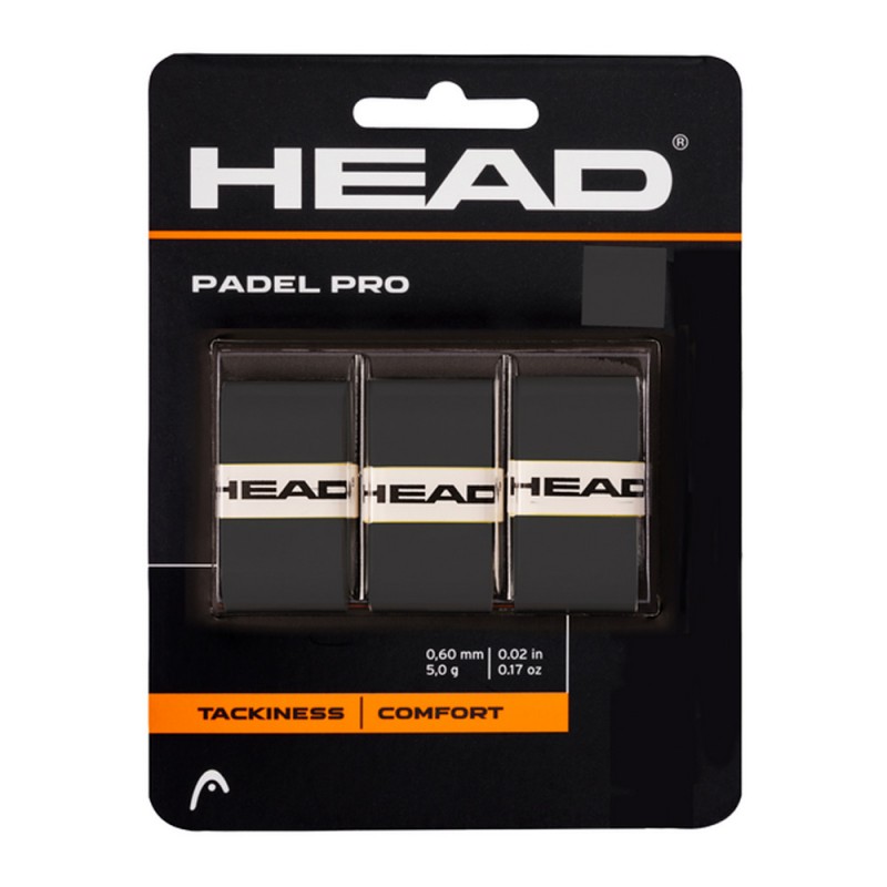 Overgrip Head Padel Pro 3 Pack zwart Overgrip Head Padel Pro 3 Pack zwart