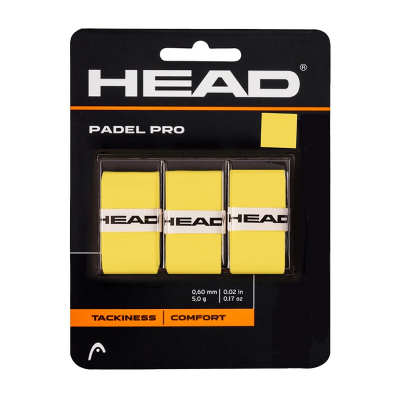 Overgrip Head Padel Pro 3 Pack geel Overgrip Head Padel Pro 3 Pack geel