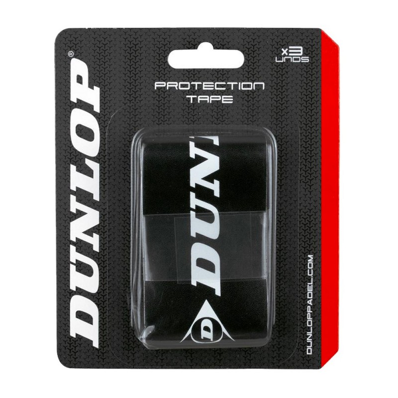 Padelbeschermers Dunlop zwart 3 stuks Padelbeschermers Dunlop zwart 3 stuks