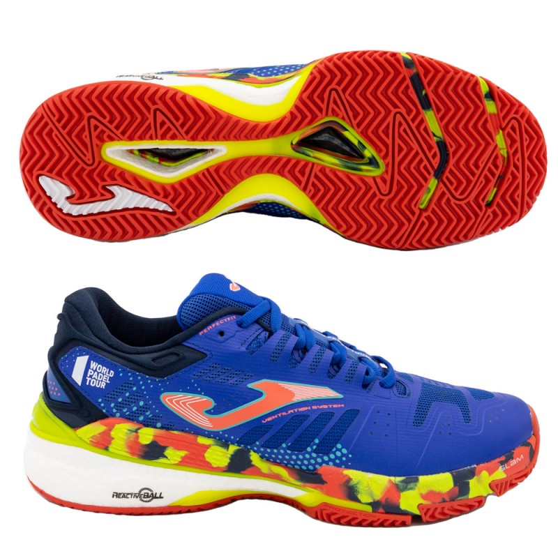 Padelschoenen Joma T.SLAM MEN 2204 koninklijke koraalkleurige Padelschoenen Joma T.SLAM MEN 2204 koninklijke koraalkleurige