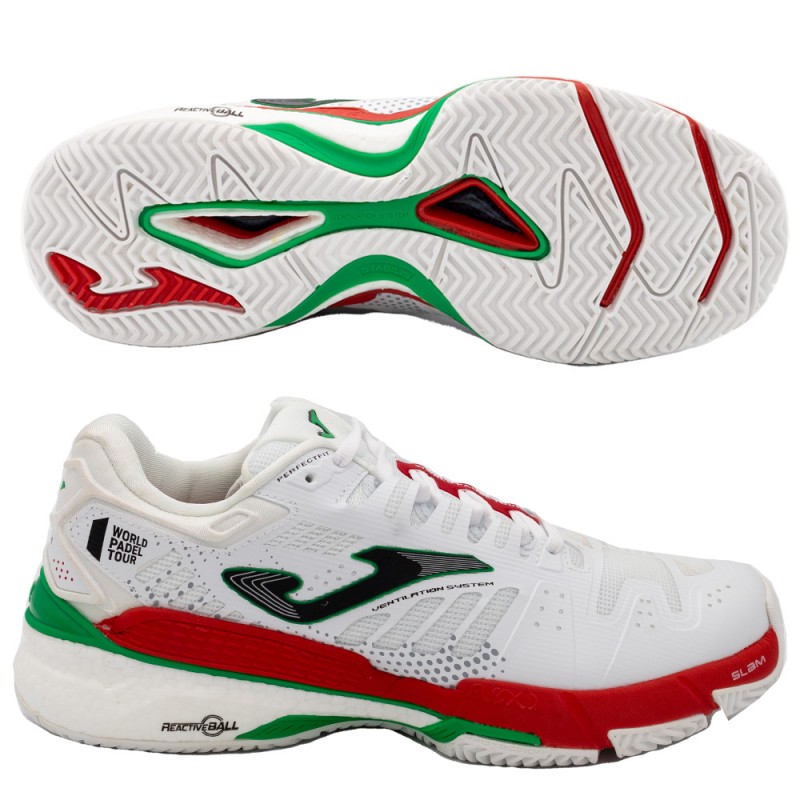 Joma T.SLAM MEN 2202 Schoenen Wit Rood