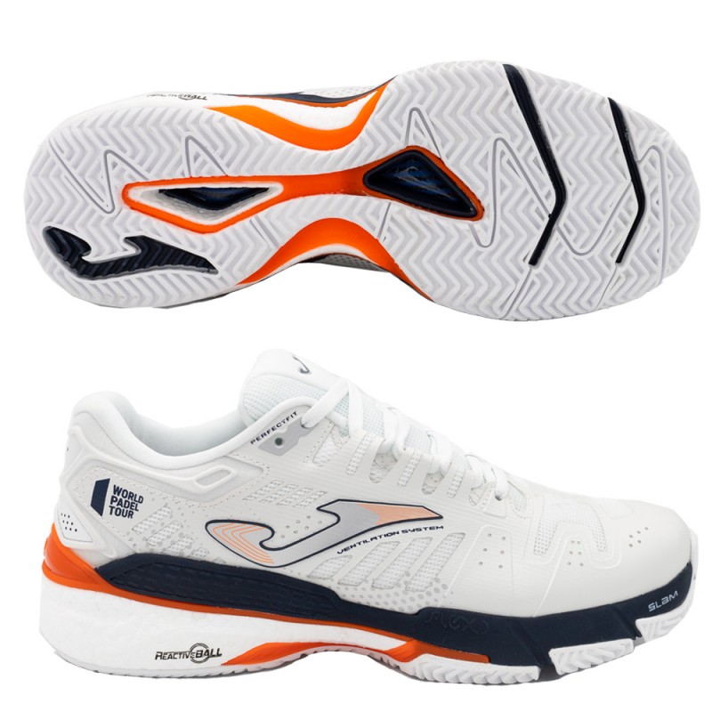 Padelschoenen Joma T.SLAM 2302 marine wit 2023 Padelschoenen Joma T.SLAM 2302 marine wit 2023