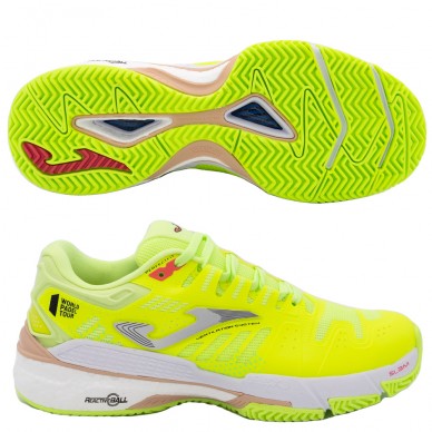 Padelschoenen Joma T.SLAM dames 2311 groen fluor roze 2023