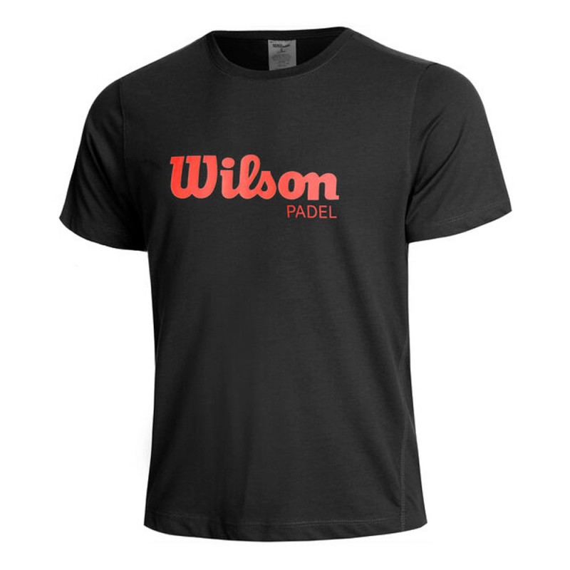 T-shirt Wilson Grafisch zwart T-shirt Wilson Grafisch zwart
