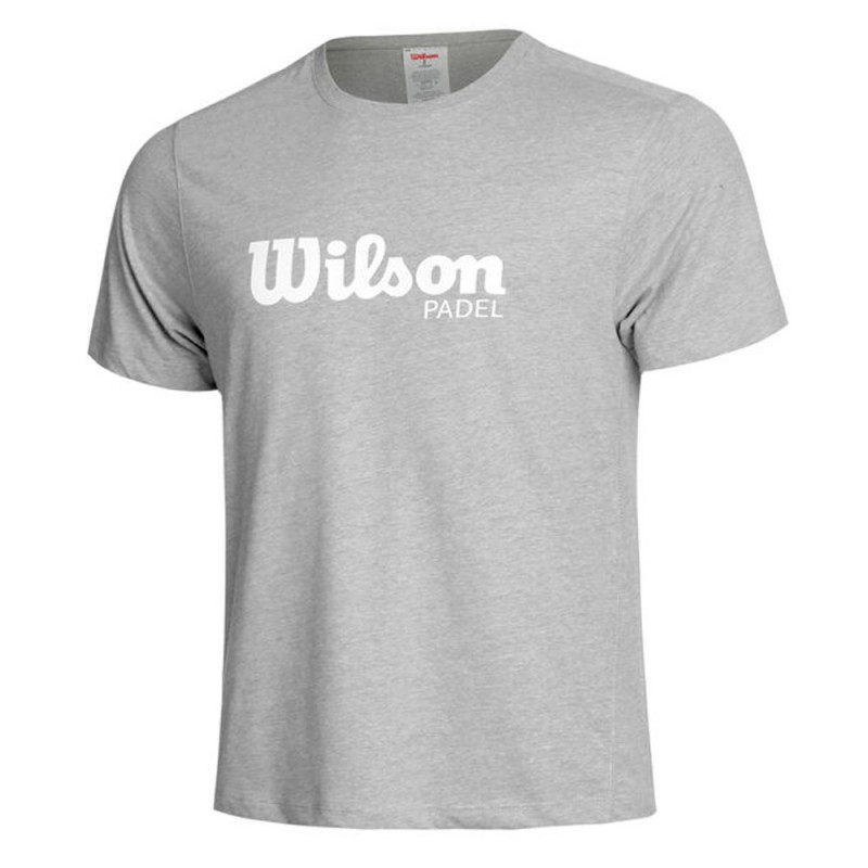 T-shirt Wilson Graphic T-shirt grijs gespikkeld T-shirt Wilson Graphic T-shirt grijs gespikkeld