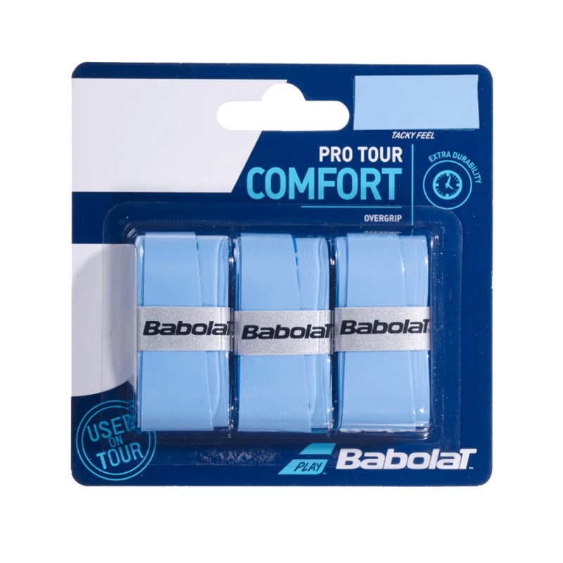 Overgrips Babolat Pro Tour x3 blauw Overgrips Babolat Pro Tour x3 blauw