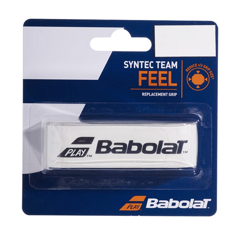 Padel greep Babolat Syntec Team x1 blanco Padel greep Babolat Syntec Team x1 blanco