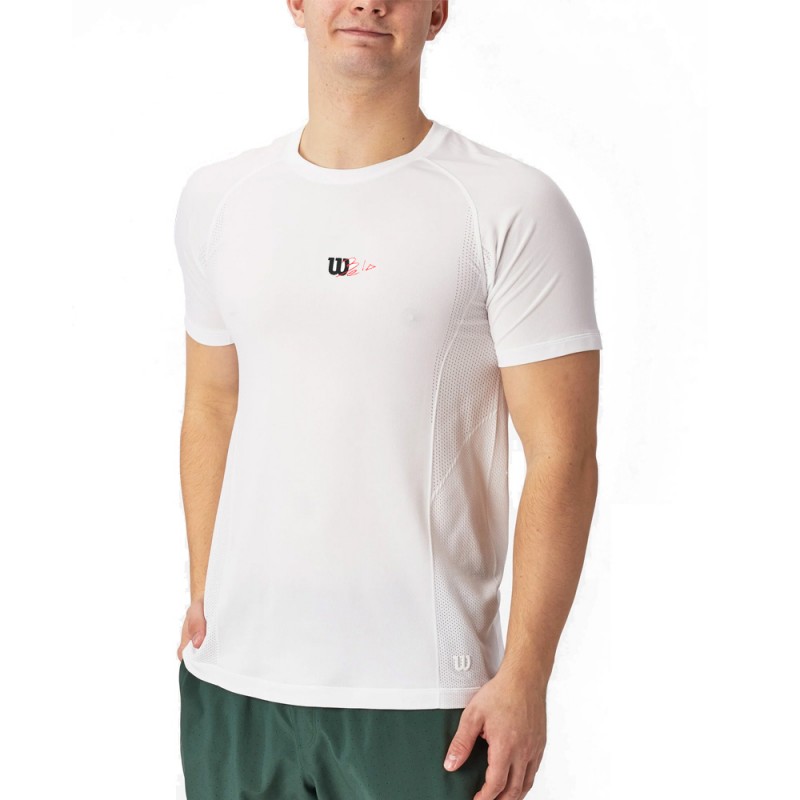 T-shirt Wilson Series Seamless Crew 2.0 helderwit