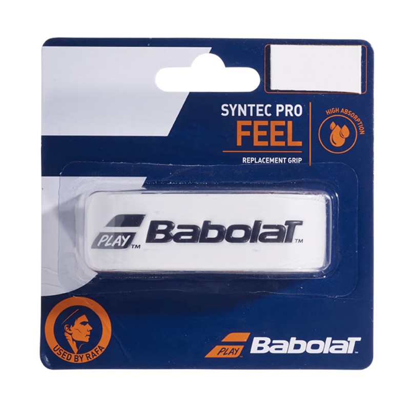 Padelgreep Babolat Syntec Pro x1 wit Padelgreep Babolat Syntec Pro x1 wit