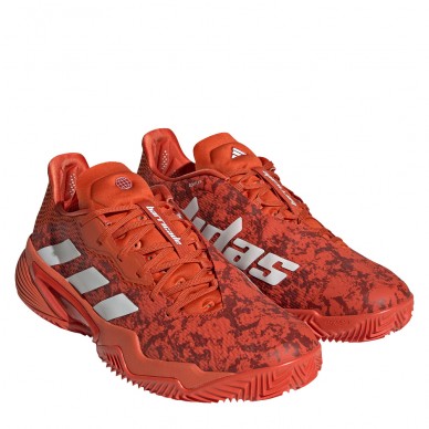 Padelschoenen Adidas Barricade M Clay preloved rood wit 2023