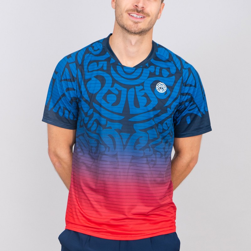 T-shirt Bidi Badu Colortwist Marineblauw Rood T-shirt Bidi Badu Colortwist Marineblauw Rood