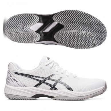 Asics Gel Game 9 Clay wit zwart