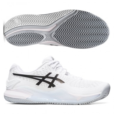 Padelschoenen Asics Gel Resolution 9 Clay white black