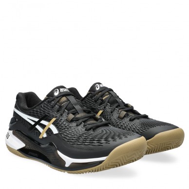 Padelschoenen Asics Gel Resolution 9 Clay black camel