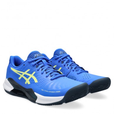 Padelschoenen Asics Gel Challenger 14 illusion blauw gloed geel