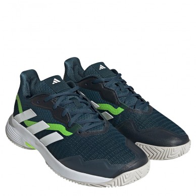 Padelschoenen Adidas Courtjam Control M arctic night white lemon 2023