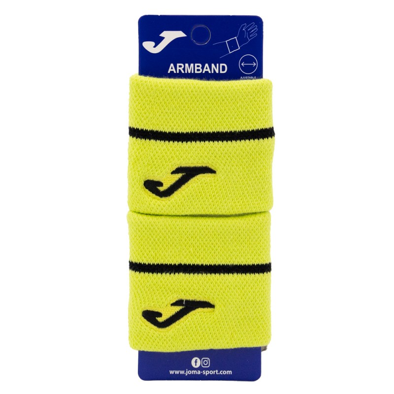 Wristbands Joma korte fluo gele Wristbands Joma korte fluo gele