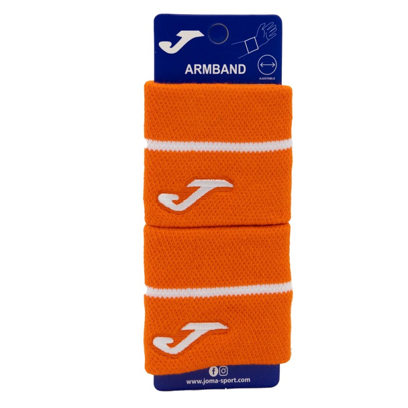 Wristbands Joma fluor oranje korte Wristbands Joma fluor oranje korte