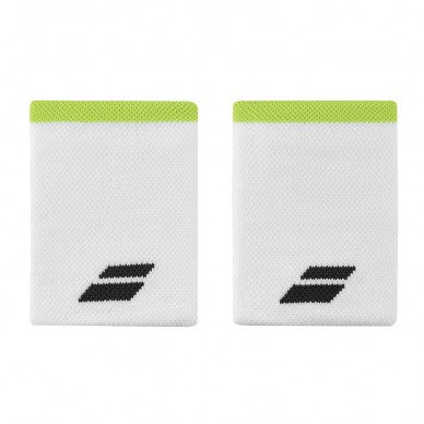 Wristbands Babolat Logo Jumbo witte aereo
