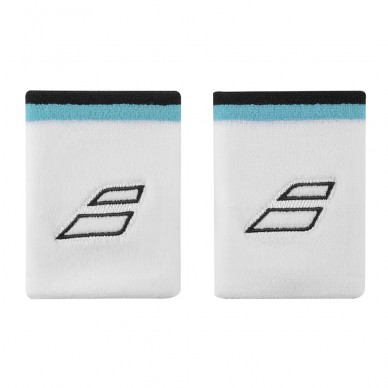 Wristbands Babolat Terry Jumbo Wit Blauw