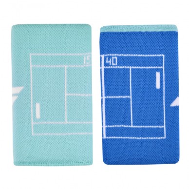 Wristbands Babolat Reversible Jumbo Wit Blauw