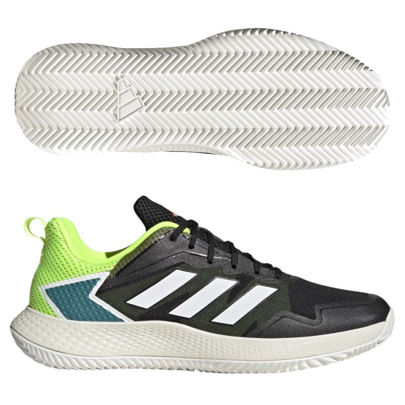 Padelschoenen Adidas Defiant Speed M Clay black white bright royal 2023 Padelschoenen Adidas Defiant Speed M Clay black white bright royal 2023