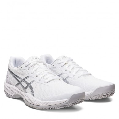 Padelschoenen Asics Gel Game 9 Clay white pure silver