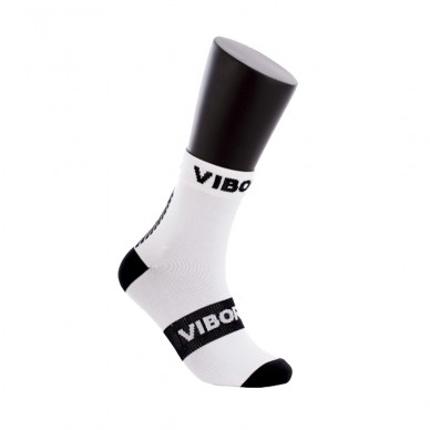 Socks Vibora Kait half round white black