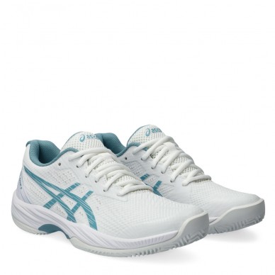 Padelschoenen Asics Gel Game 9 Clay white gris blue