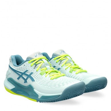 Padelschoenen Asics Gel Resolution 9 clay soothing sea gray blue