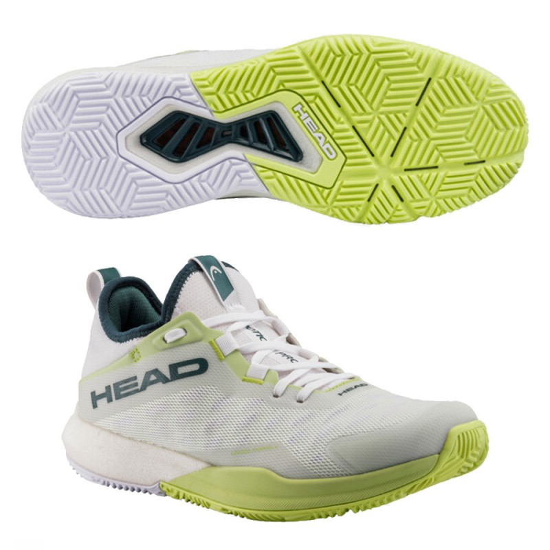 Padelschoenen Head Motion Pro Heren Wit Geel 2023 Padelschoenen Head Motion Pro Heren Wit Geel 2023
