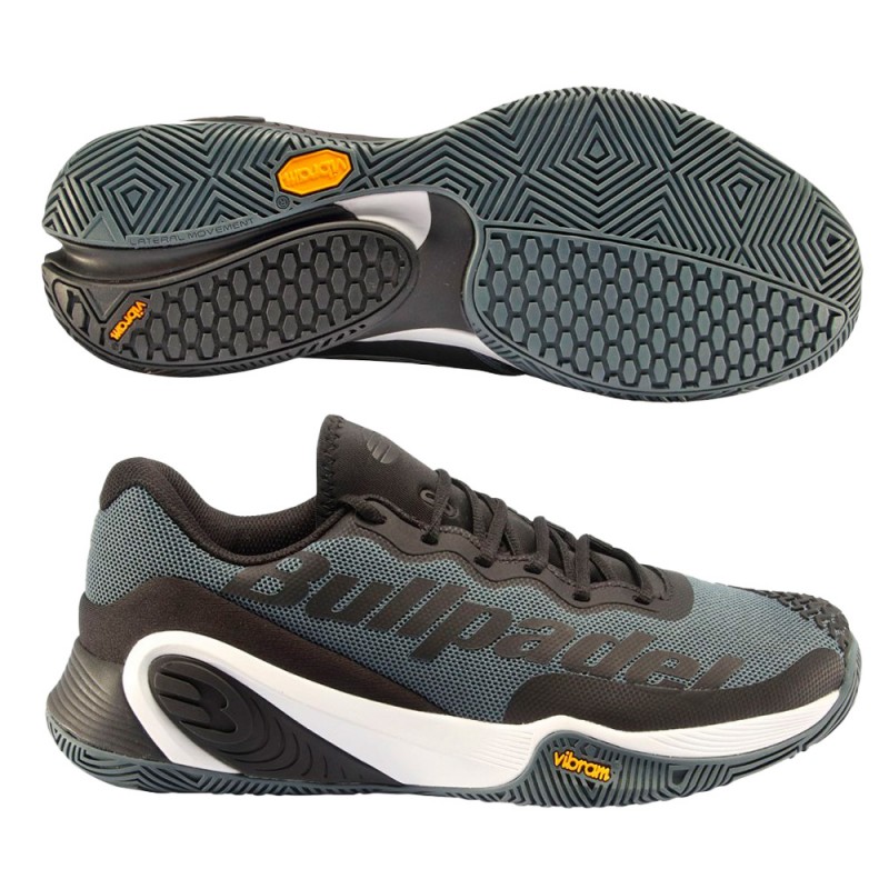 Padelschoenen Bullpadel Hack Vibram 23I zwart witte