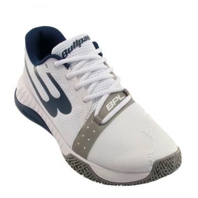 Padelschoenen Bullpadel Comfort 23I witte marineblauwe