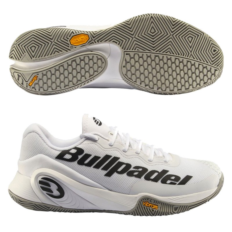 Padelschoenen Bullpadel Hack Vibram 23I witte Padelschoenen Bullpadel Hack Vibram 23I witte