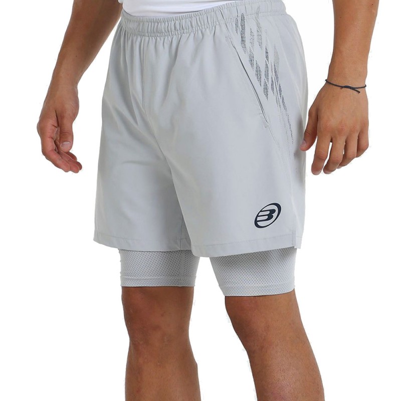 Korte Bullpadel Misil lichtgrijze broek Korte Bullpadel Misil lichtgrijze broek
