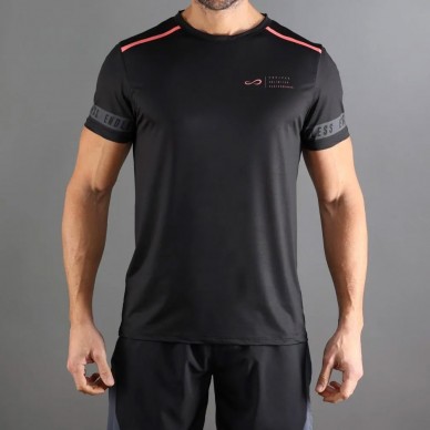 T-shirt Endless Ace Izzy zwart coral
