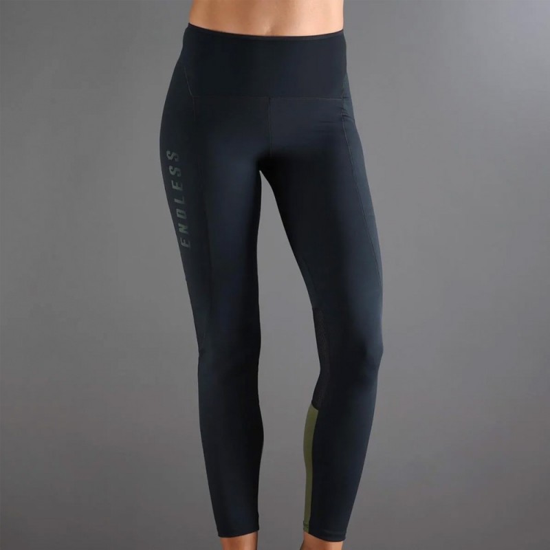 Leggings Endless Indy zwart army Leggings Endless Indy zwart army