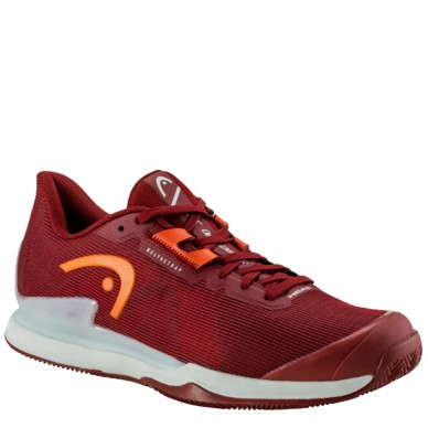 Head Sprint Pro 3.5 Clay dark red orange heren 2024