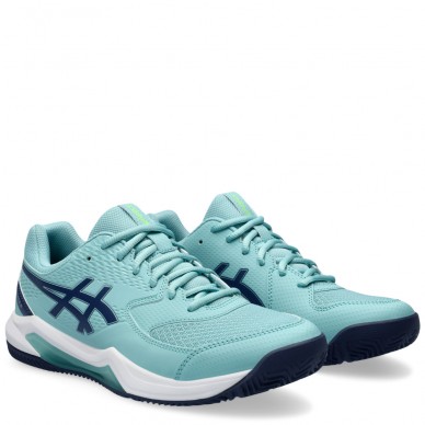 Asics Gel Dedicate 8 Padel teal tint thunder blue heren 2024